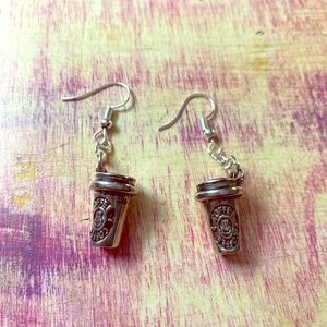 Custom coffee earrings ✨☕️